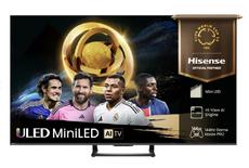 Телевизор Hisense 65'U7Q, 4K Ultra HD 3840x2160, ULED, FALD, Quantum Dot, 144Hz, IPS, HDR 10+, HLG, Dolby Vision IQ, Dolby Atmos, Smart TV, WiFi 5GHz, WiFi Direct, BT, Anyview Cast,light sensor, 4xHDMI, 2xUSB, LAN, CI+, DVB-T2/C/S2, Black