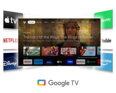 Телевизор Thomson Smart MiniLED TV 65'; Google TV; 3840 x 2160 (4K UHD), 1500000:1, LED, 144 Hz, DVB-T/T2/C/S/S2, HDR10, Wi-Fi, Bluetooth, LAN, HDMI 4 (2.1), USB 2 (2.0) + 1 (3.0), Central Stand, Black
