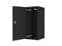 Комуникационен шкаф Lanberg rack cabinet 10' wall-mount 12U/280x310 for self-assembly with metal door black (flat pack)