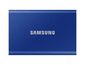 Твърд диск Samsung Portable SSD T7 2TB, Blue