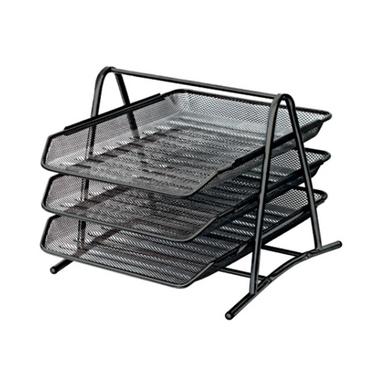 Хоризонтална поставка тройка мрежа черна