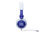 Слушалки JBL JR320 Wired on-ear kids headphones, Blue