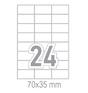 Самозалепващи етикети 70x35 24 бр.