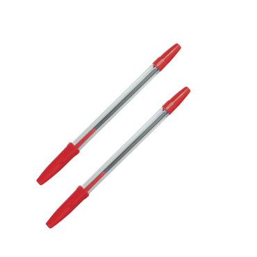 Химикалка еднократна червена