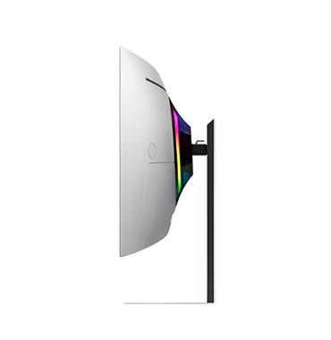 Монитор Samsung LS34DG850, 34'' CURVED Odyssey G8 OLED, 1800R, 175 Hz, 0.1 ms GTG, 21:9, 3440 x 1440, Smart, 2xUSB C, Mini DP, Micro HDMI 2.1, Wi-Fi 5, BT 5.2, Speakers, 178°/178°, Silver