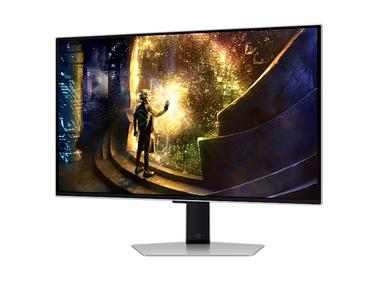 Монитор Samsung 27DG610 27' Odyssey G6 Smart, OLED, 240 Hz, 1 ms GTG, 2560x1440, DP 1.4, 2xHDMI 2.1, 2xUSB, Wi-Fi, Bluetooth, Tizen, Silver