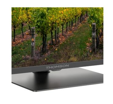 Телевизор Thomson Smart QLED TV 43'; Google TV; 3840 x 2160 (4K UHD), 4000:1, QLED, 60 Hz, DVB-T/T2/C/S/S2, HDR10, Hotel mode, Wi-Fi, Bluetooth, LAN, HDMI 2 (2.0) + 2 (2.1), USB 2 (2.0) + 1 (3.0), Central Swivel Stand, Dark gray