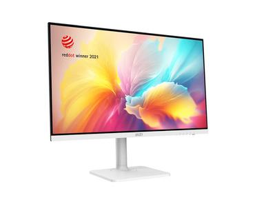 Монитор MSI Modern MD2712PW, 27', 100Hz, 1ms, IPS, 1920x1080 (FHD), 16:9, Flat, HDR Ready, EyesErgo, AG, MSI Display Kit, 117% sRGB, 300 nits, 1000:1, RedDot Winner, 1xHDMI1.4, 1xTypeC DP alt. w/PD (15W), Speakers 2x3W, Pivot, Heigh Adj., VESA, White, 5.8