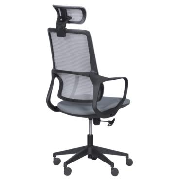 Директорски стол ВАРДЕНА-снимка отзад, черна рамка