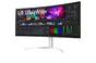 Монитор LG 40WP95CP-W, 39.7' 21:9 Curved UltraWide 5K2K Nano IPS AG, 5ms, 300 cd/m2, 1000:1, Mega DFC, 5120x2160, DCI-P3 98%, HDR 10, AMD FreeSync, USB 3.0, Thunderbolt 4, USB Type-C, HDMI, DisplayPort, 2x5W, PBP, Tilt, Height, Swivel, Tiltan