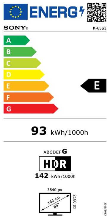 Телевизор Sony K-65S35 65' 4K HDR TV BRAVIA 3 ,Direct LED,4K HDR Processor X1 ,Triluminos PRO, Live Colour,Dynamic Contrast Enhancer,Motionflow XR 200/240 Hz,X-Balanced Speaker,Dolby Atmos,DVB-C / DVB-T/T2 / DVB-S/S2,4xHDMI,2xUSB,Android TV, Google TV