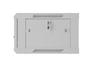 Комуникационен шкаф Lanberg rack cabinet 19' wall-mount 4U/600x450 with perforated door grey (flat pack)