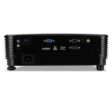 Мултимедиен проектор Acer Projector X1123HP, DLP, SVGA (800x600), 4000 ANSI Lumens, 20000:1, 3D, HDMI, VGA, RCA, Audio in, Audio out, VGA out, Speaker 3W, Bluelight Shield, LumiSense, 3D, 2.4kg, Lamp life up to 15000 hours, Black