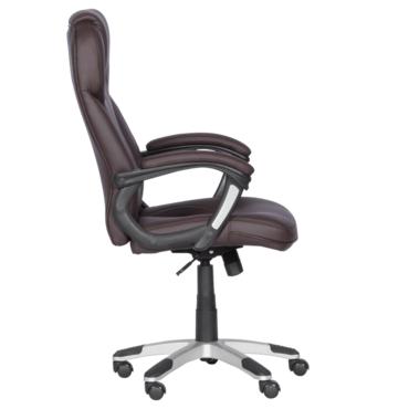 Директорски стол ВЛАДИМИР- кафяв цвят, еко кожа