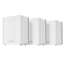 Меш система Asus Mesh WiFi system, ZenWiFi BD4 3PK, BE3600, Dual-Band, up to 600m2, Quad-Core 1.5GHz CPU, 128MB/512MB Flash/RAM, 2.5G dual-port, Smart Home Master SSIDs, AiProtection Pro, Adaptive QoS, VPN server/client, IPTV, OFDMA, UTF-8 SSID, AiMesh, W
