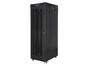 Комуникационен шкаф Lanberg rack cabinet 19' free-standing 42U/800x1000 (flat pack) with mesh door lcd black v2