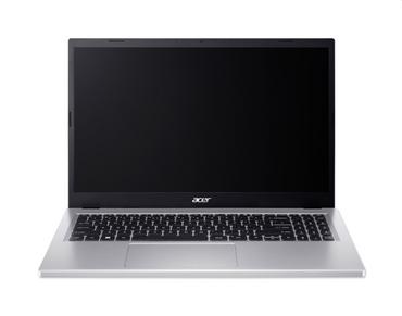Лаптоп Acer Aspire Go 15, AG15-71P-52P2, Intel Core i5-13420H (8C/12T, up to 4.60GHz, 12 MB), 15.6' FHD IPS SlimBezel LCD, 16GB DDR5 4600MHz, 512GB PCIe NVMe SSD, Intel UMA, FHD Cam,WiFi 6, BT 5.2,  No OS, Pure Silver