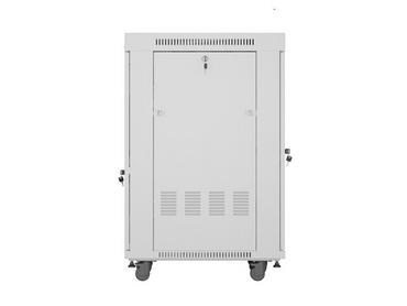 Комуникационен шкаф Lanberg rack cabinet 19' free-standing 22U/600x800 (flat pack) with glass door lcd grey v2