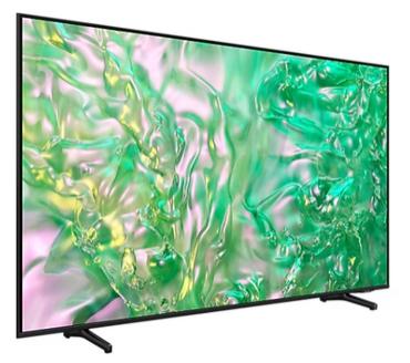 Телевизор Samsung 43' 43DU8072 AI 4K UHD LED TV, SMART, 3xHDMI, 2xUSB, Wi-Fi 5, Bluetooth 5.2, Frameless, Black