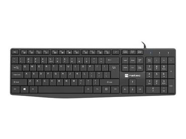Клавиатура Natec Keyboard Nautilus SLIM US Layout Black