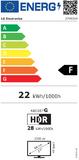 Монитор LG 27U631A-B, 27' QHD LED AG, IPS, 100Hz, 5ms, 250 cd/m2, 1000:1, QHD (2560 x 1440), sRGB 99% , HDR 10, USB-C (PD 15W), HDMI, LG Switch, Dynamic Action Sync, Reader mode, Headphone out, Tilt, Black