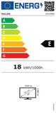 Монитор Philips 241V8AW, 23.8' IPS WLED, 1920x1080@75Hz, 4ms GtG, 250cd m/2, 1000:1, Mega Infinity DCR, Adaptive Sync, FlickerFree, Low Blue Mode, 2Wx2, Tilt, D-SUB, HDMI, White