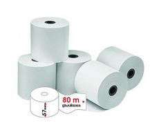 Касови ролки термо 57 мм/ф 80м 6 бр