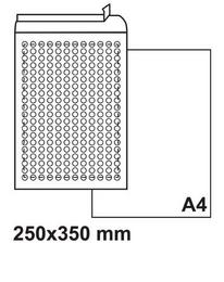 Плик с въздушни мехурчета 250х350 бял