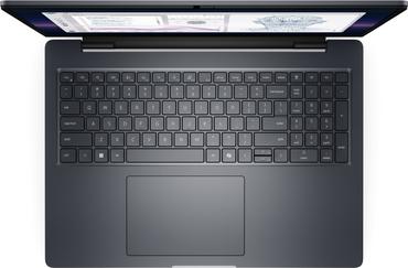 Лаптоп Dell Pro Max 16 Plus MB16250, Intel Ultra 7 265HX (13TOPS NPU, 20 cores, up to 5.30 GHz), 16.0' FHD+(1920x1200) VRR 120Hz, 500nits, 32GB: 2x16GB 6400 MTs DDR5, 1TB SSD, NVIDIA RTX PRO 3000 12GB GDDR7, 8MP HDR + IR Cam, and Mic, Wi-Fi 7, FPR, Backli