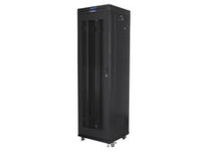Комуникационен шкаф Lanberg rack cabinet 19' free-standing 42U/600x600 (flat pack) with mesh door lcd black v2