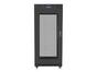 Комуникационен шкаф Lanberg rack cabinet 19' free-standing 27U / 600x800 self assembly flat pack with mesh door LCD, black
