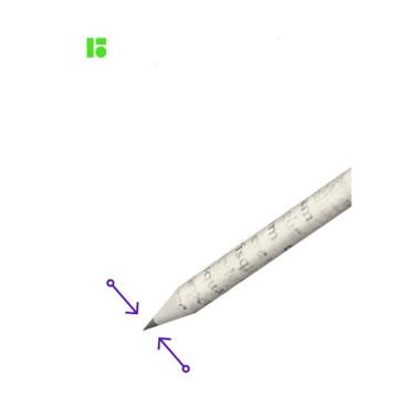 Молив графитен Berlingo Eco HB комплект 12 броя