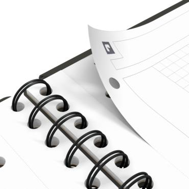 Тетрадка със спирала A4+ Meetingbook Oxford 80 л