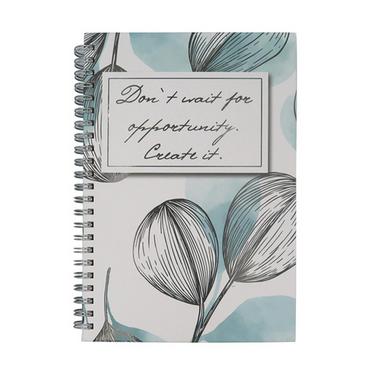 Комплект бележници със спирала DESIGNS -сив/син