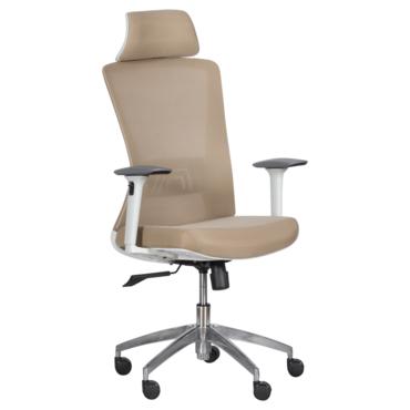 Работен стол ХЕРАКЪЛснимка отпред, бежов меш