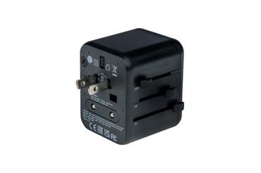 Адаптер Verbatim UTA-02 Universal Travel Adapter with 1 x USB-C PD 20W / 1 x USB-A QC 3.0