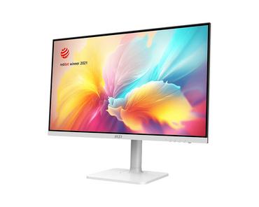 Монитор MSI Modern MD2712PW, 27', 100Hz, 1ms, IPS, 1920x1080 (FHD), 16:9, Flat, HDR Ready, EyesErgo, AG, MSI Display Kit, 117% sRGB, 300 nits, 1000:1, RedDot Winner, 1xHDMI1.4, 1xTypeC DP alt. w/PD (15W), Speakers 2x3W, Pivot, Heigh Adj., VESA, White, 5.8