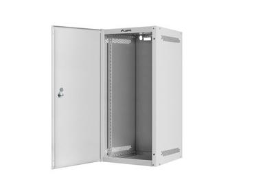 Комуникационен шкаф Lanberg rack cabinet 10' wall-mount 12U/280x310 for self-assembly with metal door grey (flat pack)
