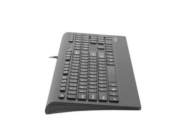 Клавиатура Natec Keyboard Barracuda SLIM US Layout Black