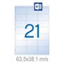Полиестерни етикети 63.5х38.1 мм
