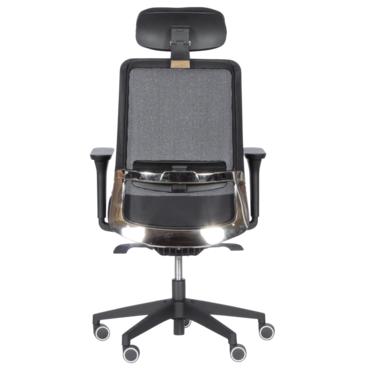 Директорски стол АЛЕКСИ-снимка отзад, лумбална опора