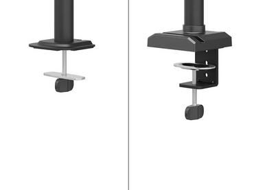 Стойка Neomounts Nero Triple Flat Screen Desk Mount  (phone holder+Quick-fix clamp/grommet)