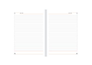 Бележник КБ11 А5- отвътре, отворен