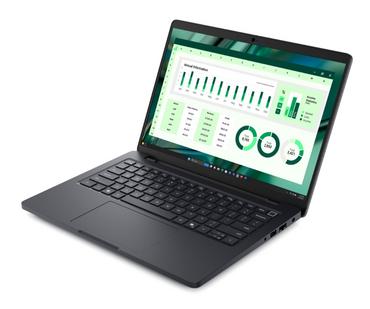 Лаптоп Dell Pro Max 14 MC14250, Intel 7 255H (24MB, 16 cores, up to 5.10 GHz Turbo), 14.0' FHD+(1920x1200) 300nits AG, 16GB: 1x16GB, DDR5, 7500 MT/s, LPCAMM, 512GB, UMA Graphics, FHD+IR Cam, and Mic, Wi-Fi 7, FPR, Backlit Kb, Win11 Pro, Magnetite, 3Y PS