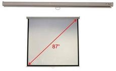 Екран Acer M87-S01MW Projection Screen, 87' (4:3), 70''x70'' (Area 1740mm X 1740mm), Wall & Ceiling, Matte White, Manual, 5.5Kg