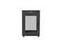 Комуникационен шкаф Lanberg rack cabinet 19' free-standing 15U/800x1000 (flat pack) with mesh door lcd black v2