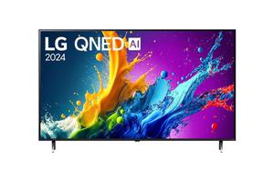 Телевизор LG 55QNED80T3A, 55' 4K QNED HDR Smart TV, 3840x2160, DVB-T2/C/S2, Alpha 5 AI 4K Gen7, HDR 10 PRO, webOS 24 ThinQ, 4K Upscaling, WiFi 5, Voice Controll, Bluetooth 5.1, AirPlay 2, LAN, CI, HDMI, SPDIF, 2 pole Stand , Silver