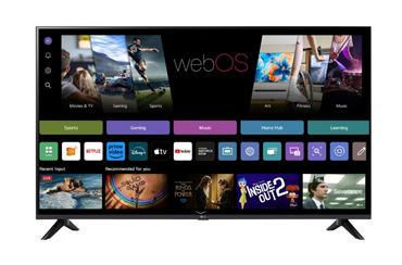Телевизор LG 43UA73003LA, 43' 4K UltraHD TV 4K (3840x2160), DVB-T2/C/S2, webOS 25 Smart, ThinQ AI, Alpha 7 AI Processor, WiFi, HDR10 pro, HLG, ALLM/HGiG, 4K Upscaling, AI Sound pro, Multiple View, HDMI eARC, LAN, USB, Bluetooth, Google Cast, 2 Pole Stand,