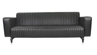 Диван триместен ПОДВИС PLN 03 - сниман в профил, черен на цвят