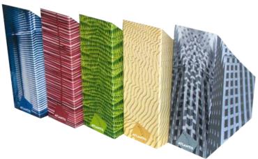 Вертикална поставка картон Atlantis 10 см асорти